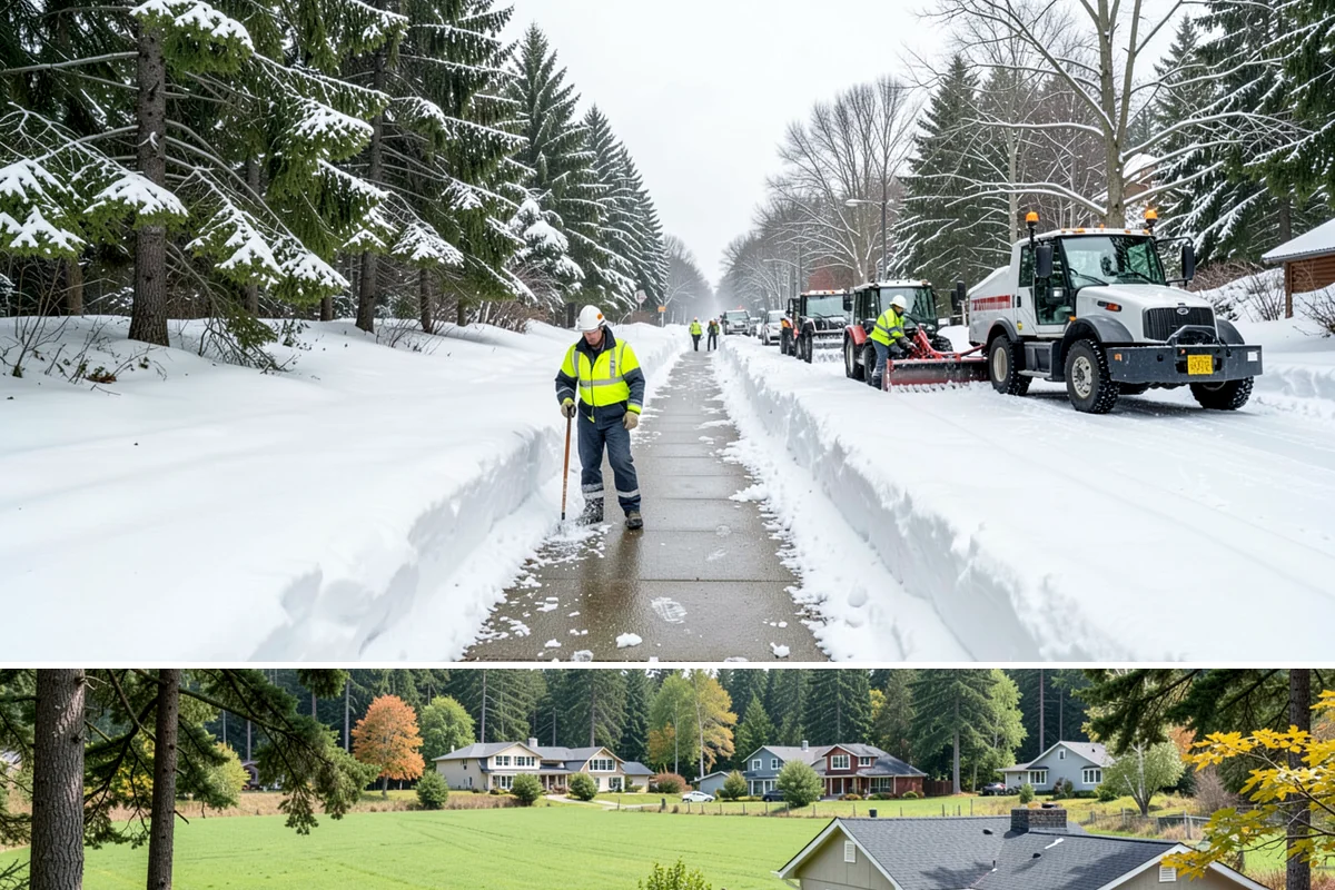 Ice Hazard Response in Lyman, Skagit County, WA - Ice hazard response is available throughout the winter season whenever freeze conditions create sudden slip dangers.