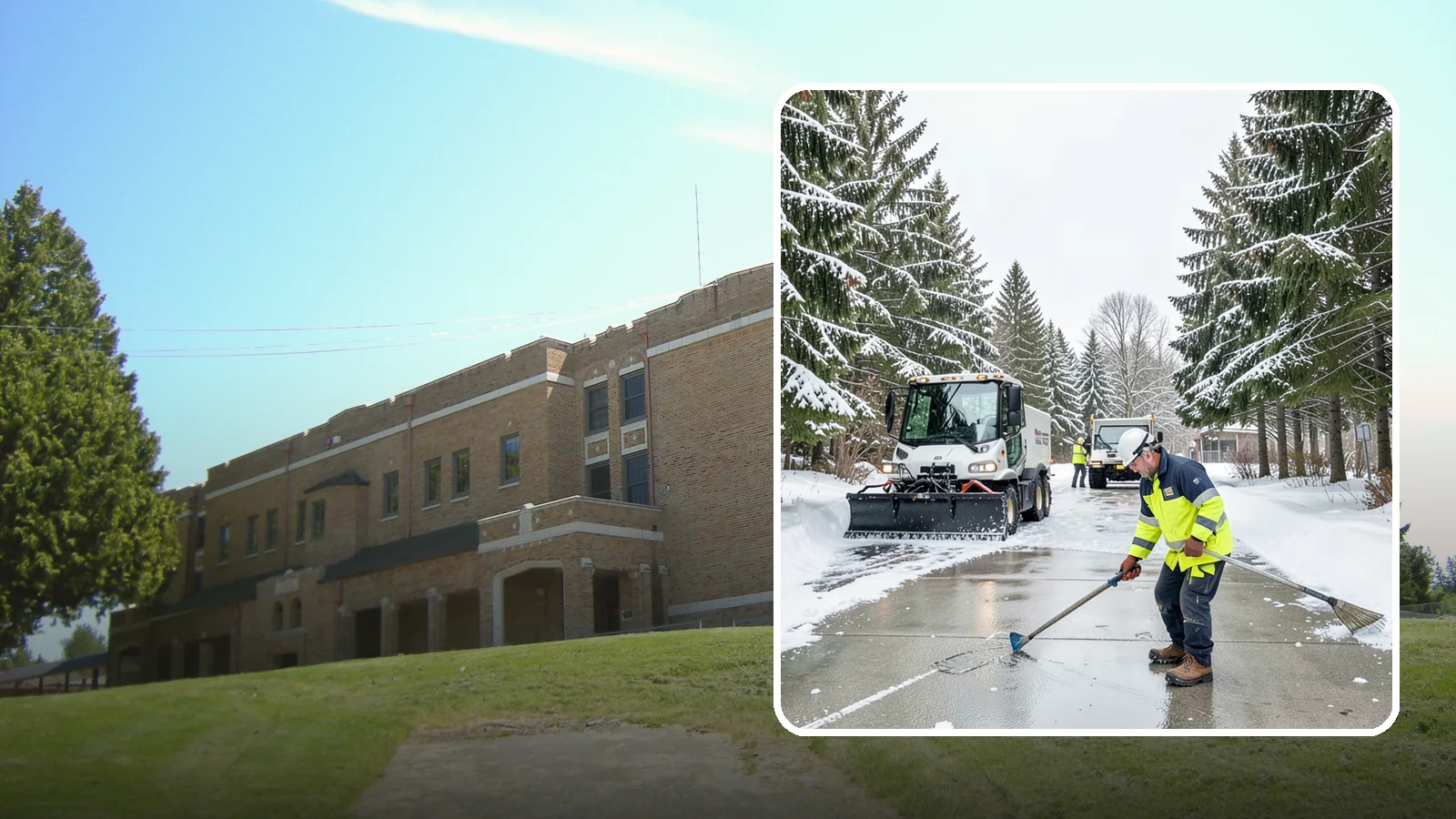 Ice Hazard Response in Maple Valley, King County, WA - We respond rapidly across Western Washington to eliminate ice hazards on your property before they cause a fall or a liability...