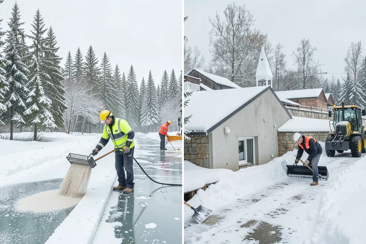 Ice Hazard Response in Medina, King County, WA - Receive the hazard report and confirm the location