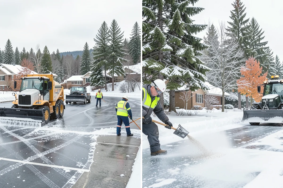 Ice Hazard Response in Mill Creek, Snohomish County, WA - Receive the hazard report and confirm the location
