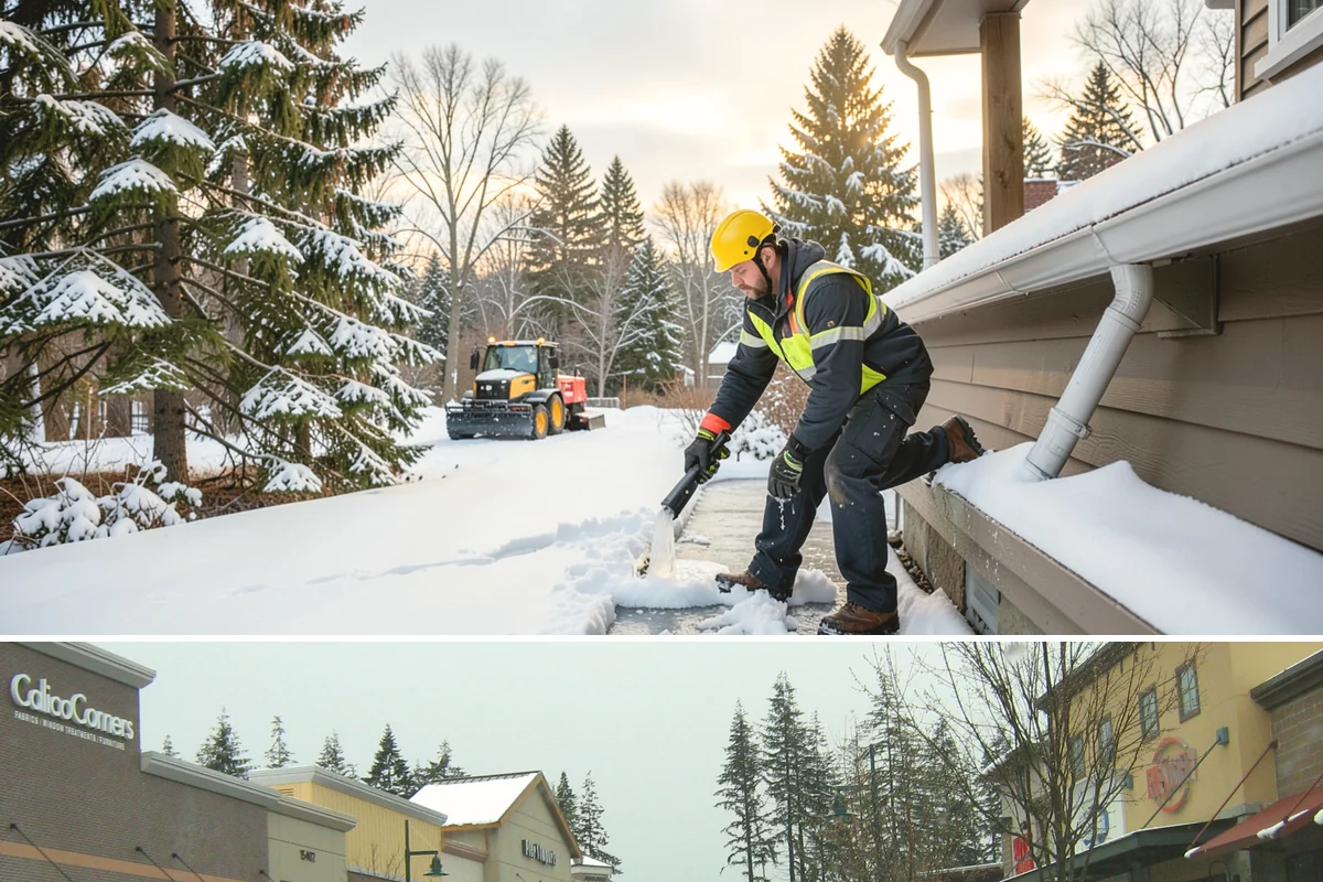 Ice Hazard Response in Mill Creek, Snohomish County, WA - Ice hazard response is available throughout the winter season whenever freeze conditions create sudden slip dangers.
