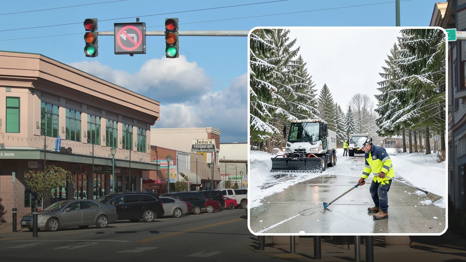 Ice Hazard Response in Monroe, Snohomish County, WA - We respond rapidly across Western Washington to eliminate ice hazards on your property before they cause a fall or a liability...