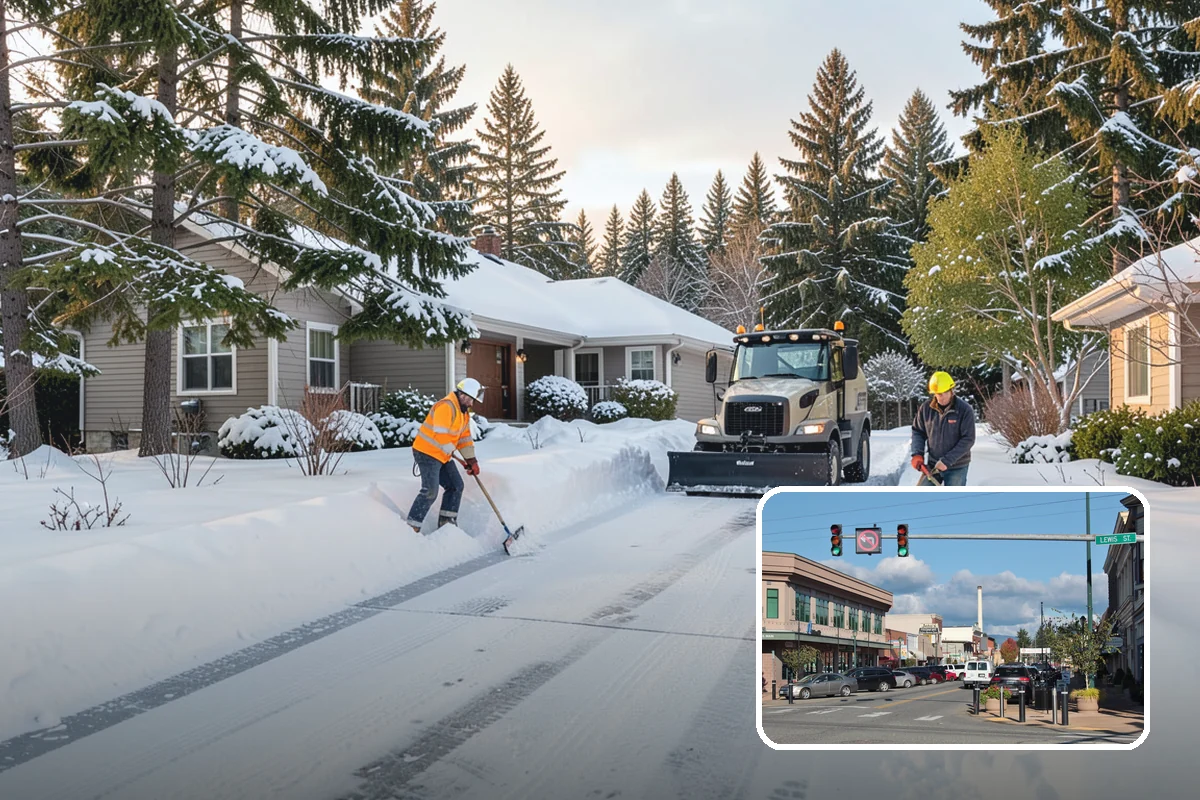 Ice Hazard Response in Monroe, Snohomish County, WA - Rapid targeting of dangerous ice as it is reported