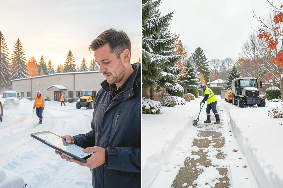 Ice Hazard Response in Monroe, Snohomish County, WA - Receive the hazard report and confirm the location