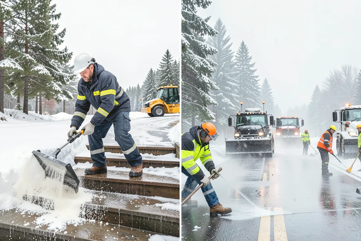 Ice Hazard Response in Mukilteo, Snohomish County, WA - Receive the hazard report and confirm the location