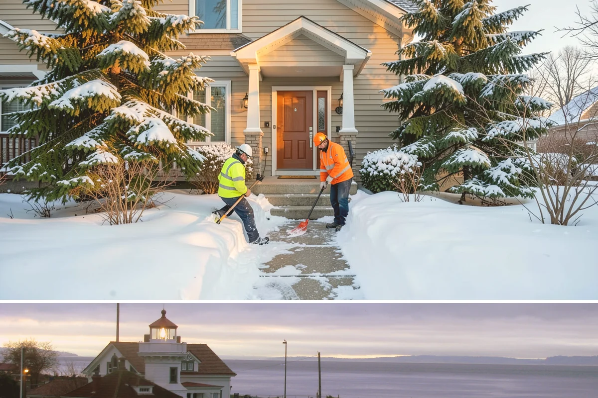 Ice Hazard Response in Mukilteo, Snohomish County, WA - Ice hazard response is available throughout the winter season whenever freeze conditions create sudden slip dangers.