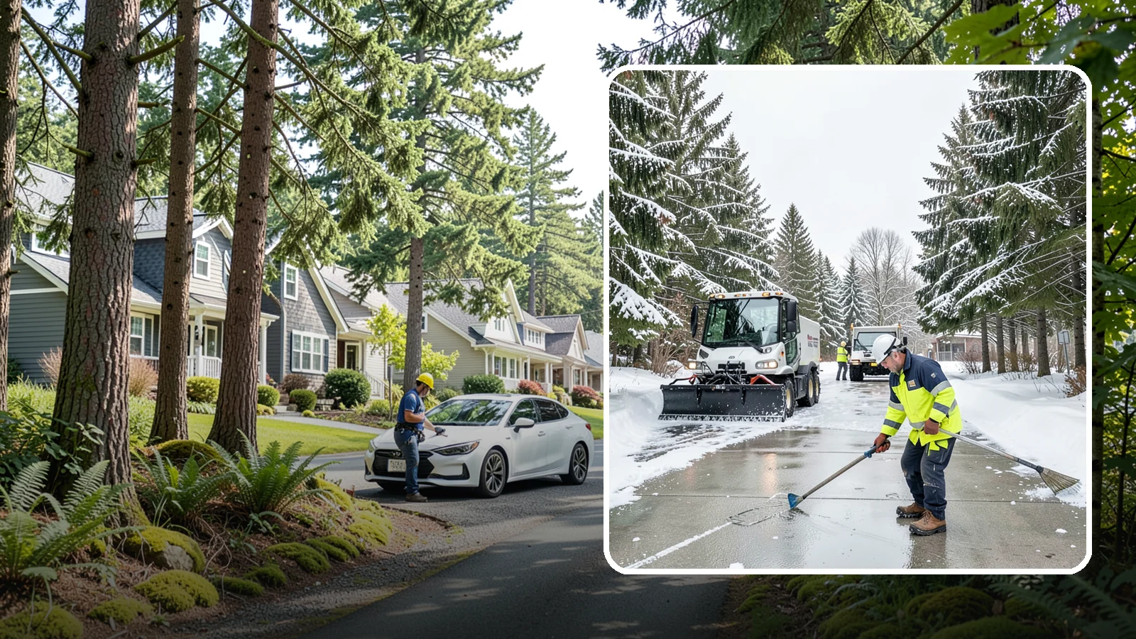 Ice Hazard Response in Normandy Park, King County, WA - We respond rapidly across Western Washington to eliminate ice hazards on your property before they cause a fall or a liability...