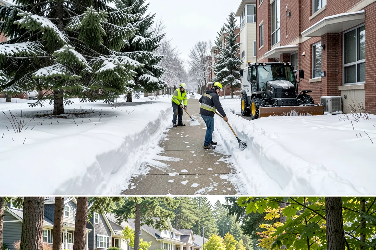 Ice Hazard Response in Normandy Park, King County, WA - Ice hazard response is available throughout the winter season whenever freeze conditions create sudden slip dangers.