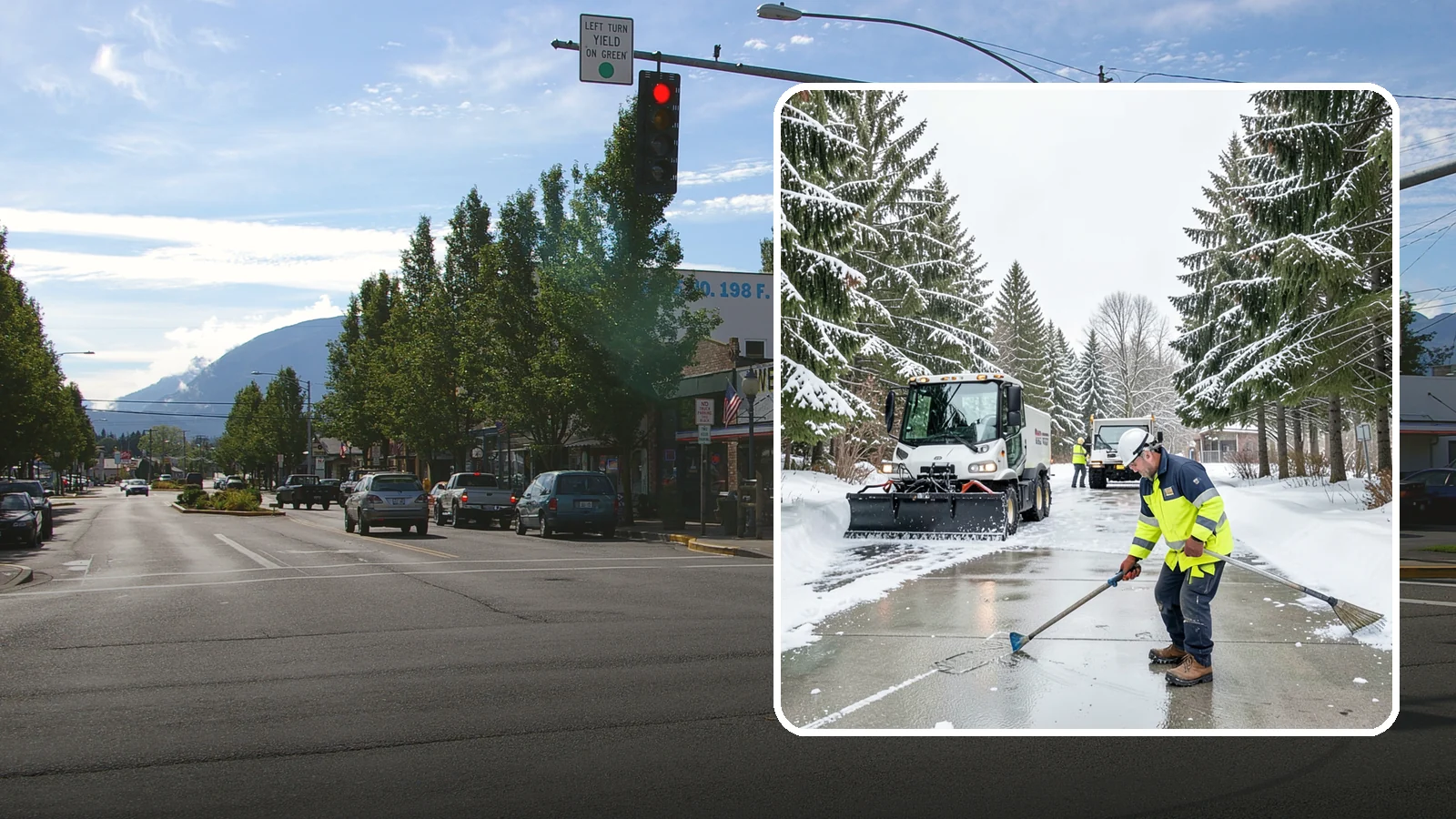 Ice Hazard Response in North Bend, King County, WA - We respond rapidly across Western Washington to eliminate ice hazards on your property before they cause a fall or a liability...
