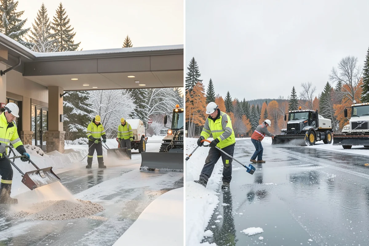 Ice Hazard Response in North Bend, King County, WA - Receive the hazard report and confirm the location