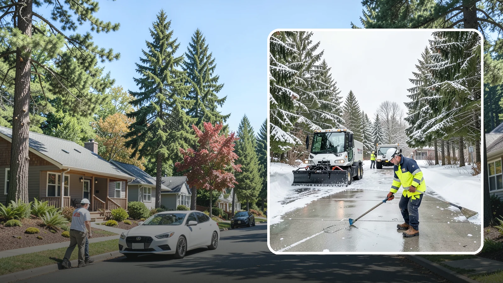 Ice Hazard Response in Orting, Pierce County, WA - We respond rapidly across Western Washington to eliminate ice hazards on your property before they cause a fall or a liability...