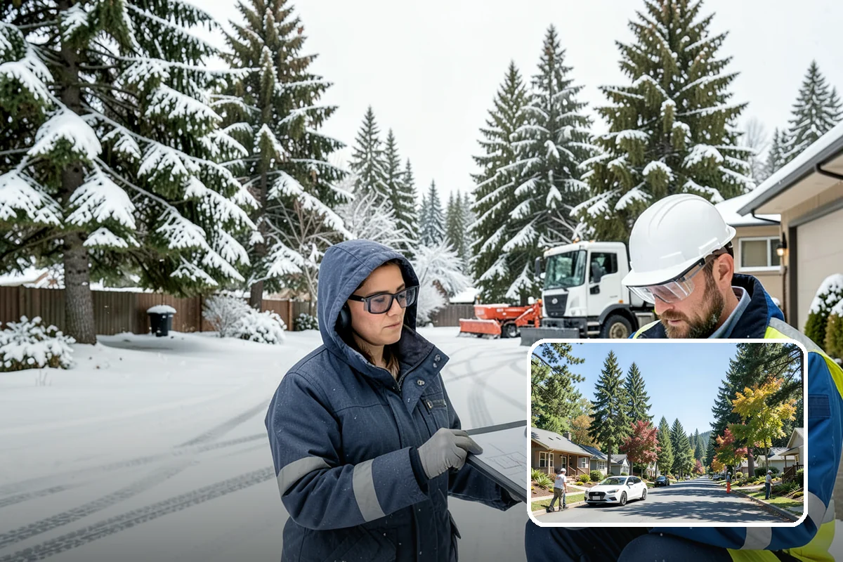 Ice Hazard Response in Orting, Pierce County, WA - Rapid targeting of dangerous ice as it is reported