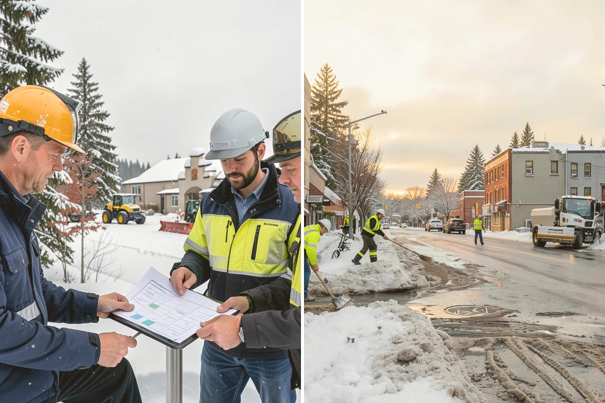 Ice Hazard Response in Orting, Pierce County, WA - Receive the hazard report and confirm the location