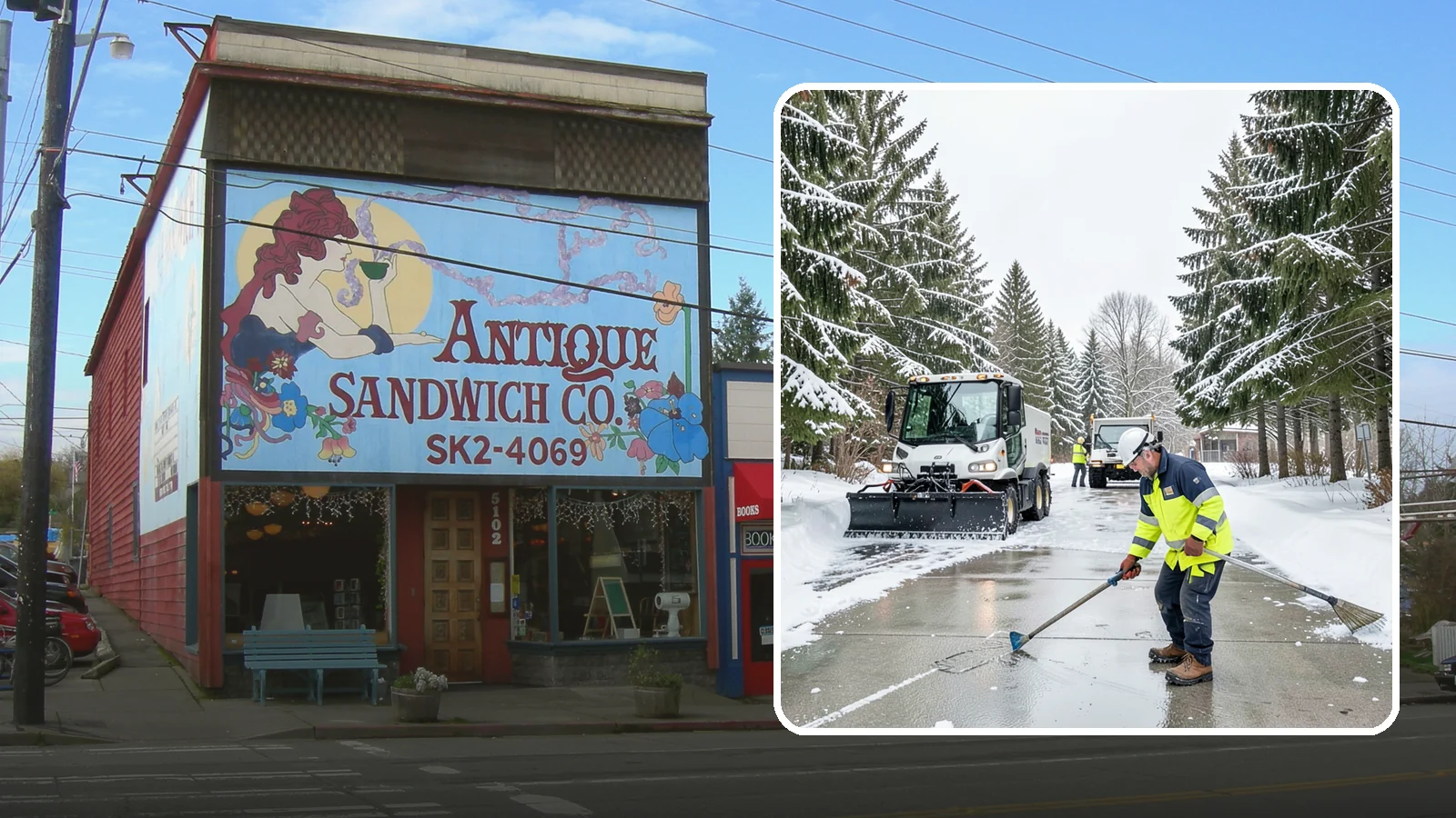 Ice Hazard Response in Ruston, Pierce County, WA - We respond rapidly across Western Washington to eliminate ice hazards on your property before they cause a fall or a liability...