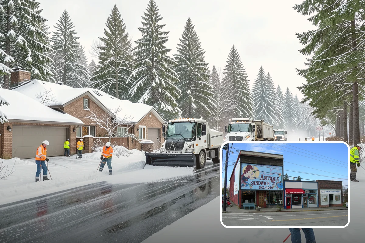Ice Hazard Response in Ruston, Pierce County, WA - Rapid targeting of dangerous ice as it is reported