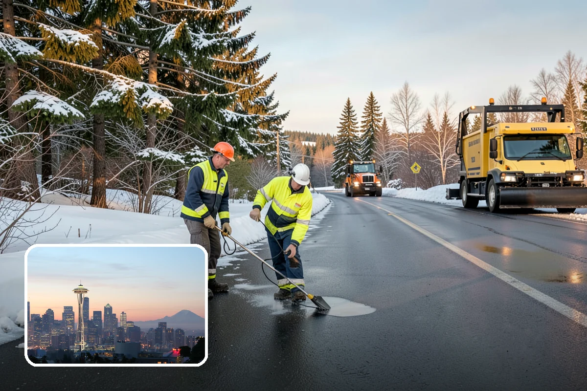 Ice Hazard Response in Seattle, King County, WA - Rapid targeting of dangerous ice as it is reported