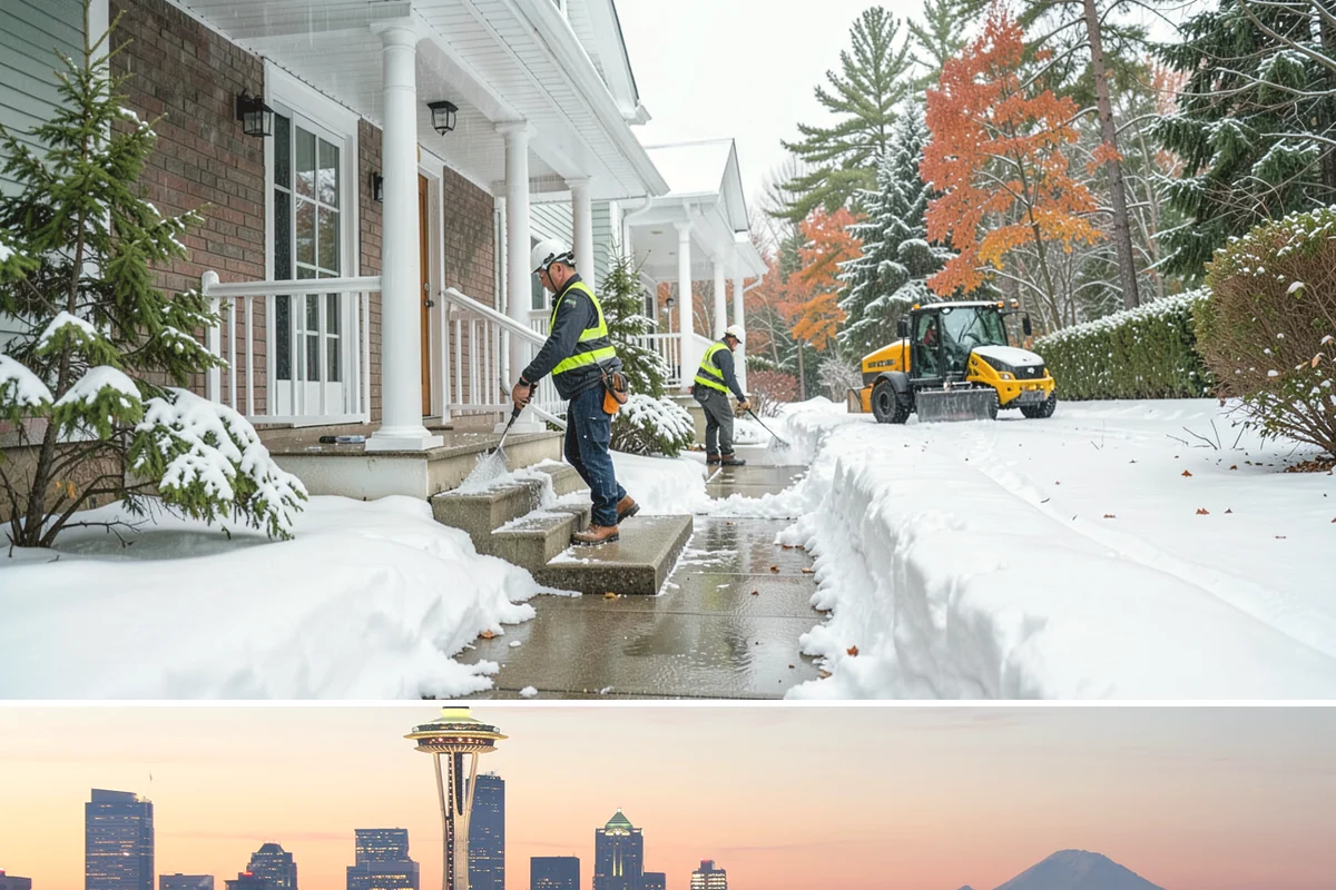 Ice Hazard Response in Seattle, King County, WA - Ice hazard response is available throughout the winter season whenever freeze conditions create sudden slip dangers.
