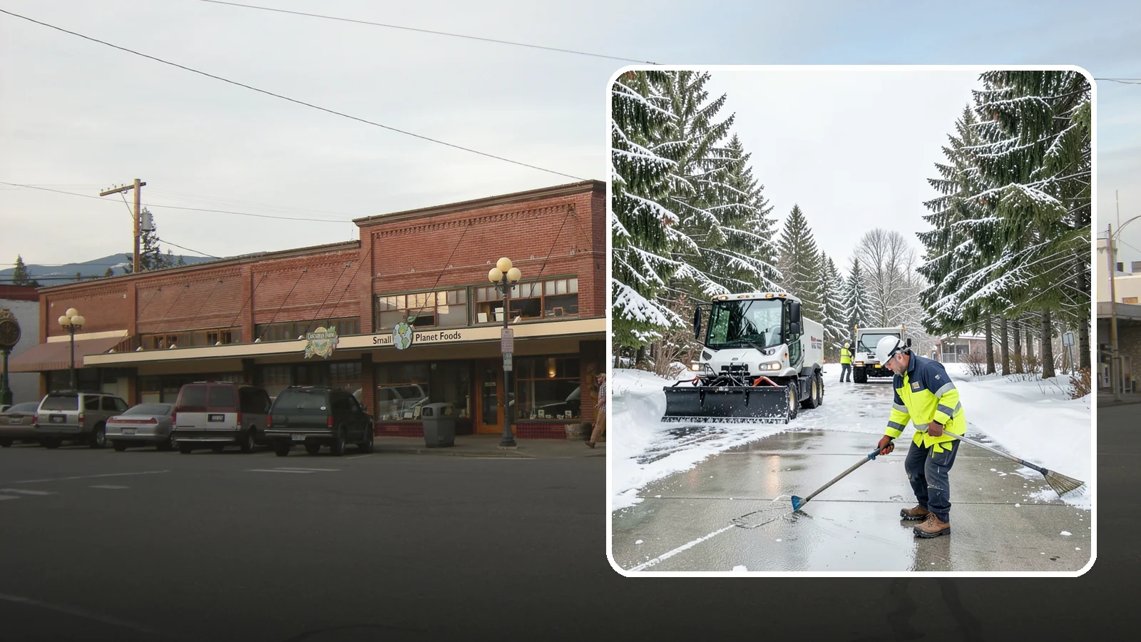Ice Hazard Response in Sedro-Woolley, Skagit County, WA - We respond rapidly across Western Washington to eliminate ice hazards on your property before they cause a fall or a liability...