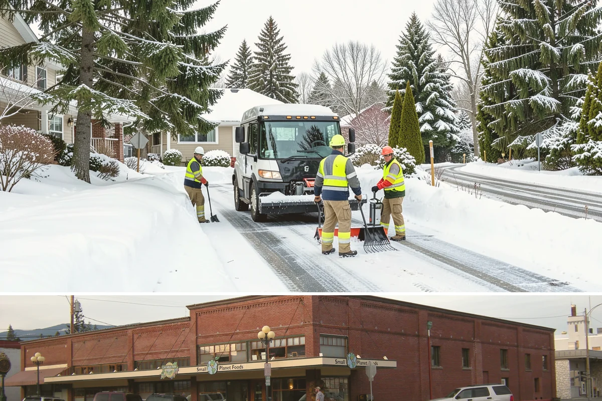 Ice Hazard Response in Sedro-Woolley, Skagit County, WA - Ice hazard response is available throughout the winter season whenever freeze conditions create sudden slip dangers.
