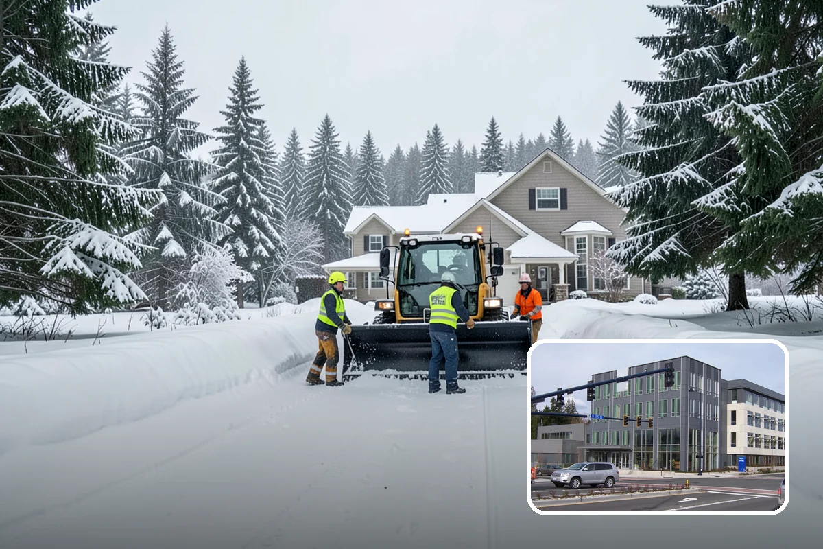 Ice Hazard Response in Shoreline, King County, WA - Rapid targeting of dangerous ice as it is reported