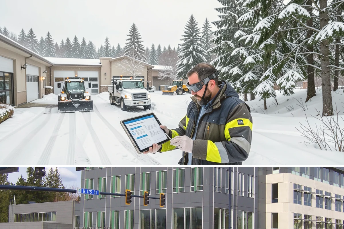 Ice Hazard Response in Shoreline, King County, WA - Ice hazard response is available throughout the winter season whenever freeze conditions create sudden slip dangers.