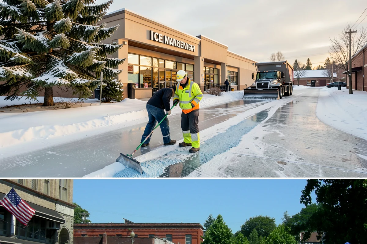 Ice Hazard Response in Snohomish, Snohomish County, WA - Ice hazard response is available throughout the winter season whenever freeze conditions create sudden slip dangers.