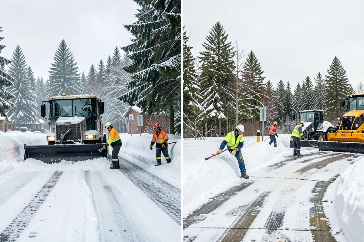 Ice Hazard Response in Snoqualmie, King County, WA - Receive the hazard report and confirm the location