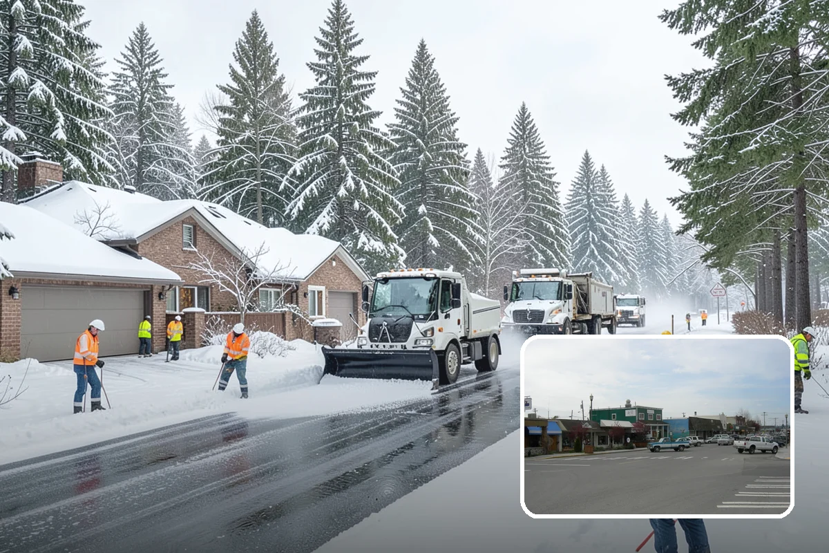 Ice Hazard Response in Stanwood, Snohomish County, WA - Rapid targeting of dangerous ice as it is reported