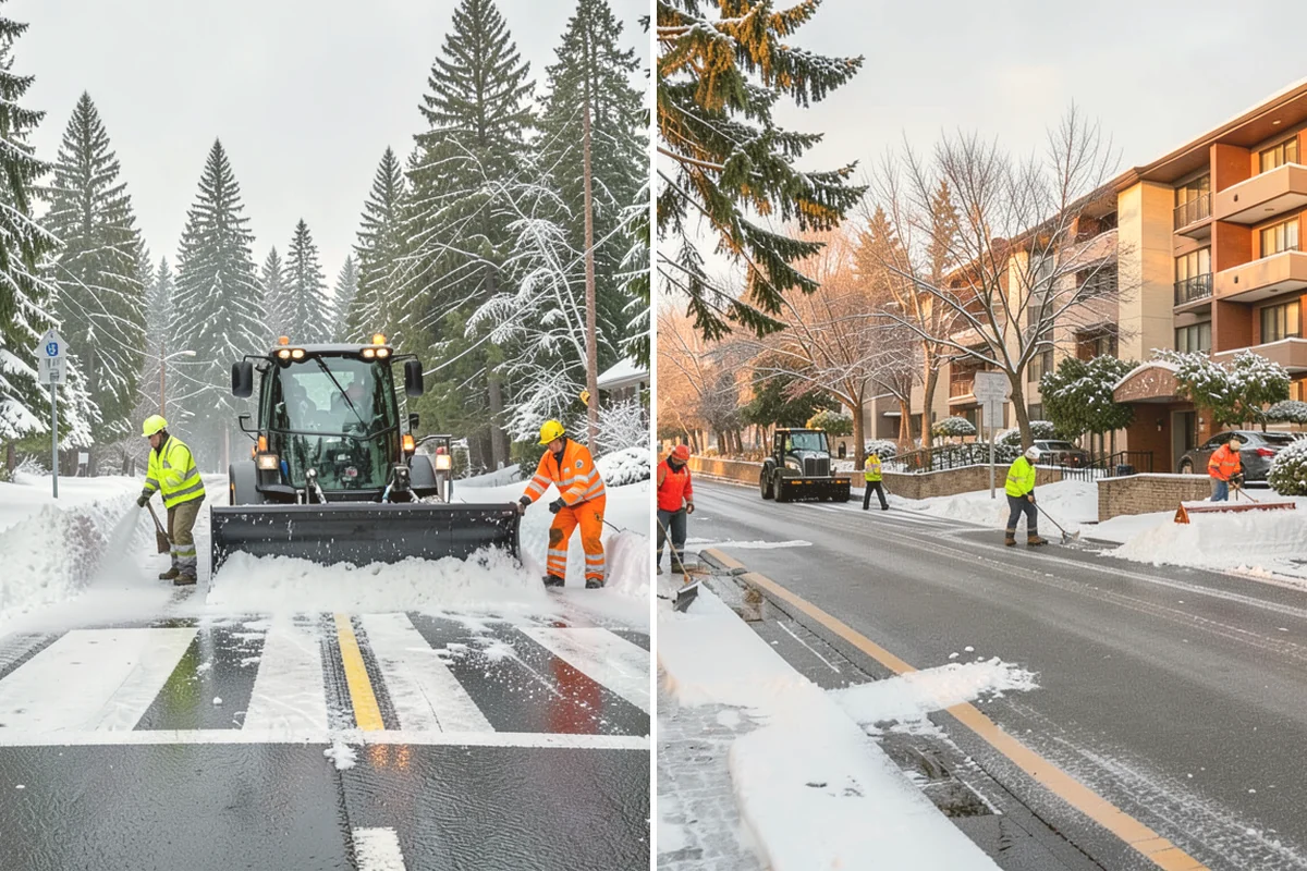 Ice Hazard Response in Stanwood, Snohomish County, WA - Receive the hazard report and confirm the location