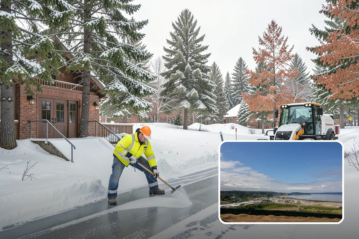 Ice Hazard Response in University Place, Pierce County, WA - Rapid targeting of dangerous ice as it is reported
