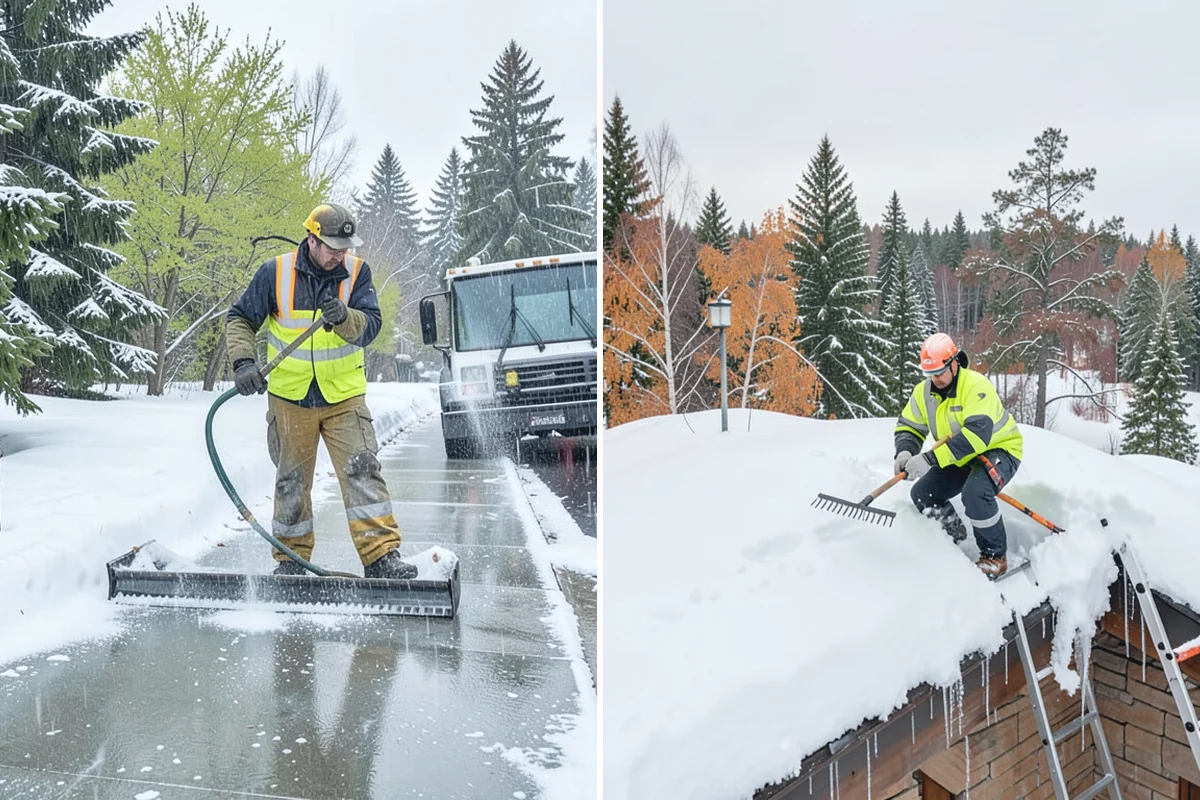Ice Hazard Response in Woodinville, King County, WA - Receive the hazard report and confirm the location