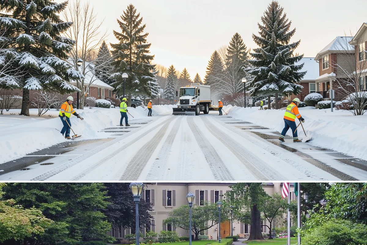 Ice Hazard Response in Woodinville, King County, WA - Ice hazard response is available throughout the winter season whenever freeze conditions create sudden slip dangers.