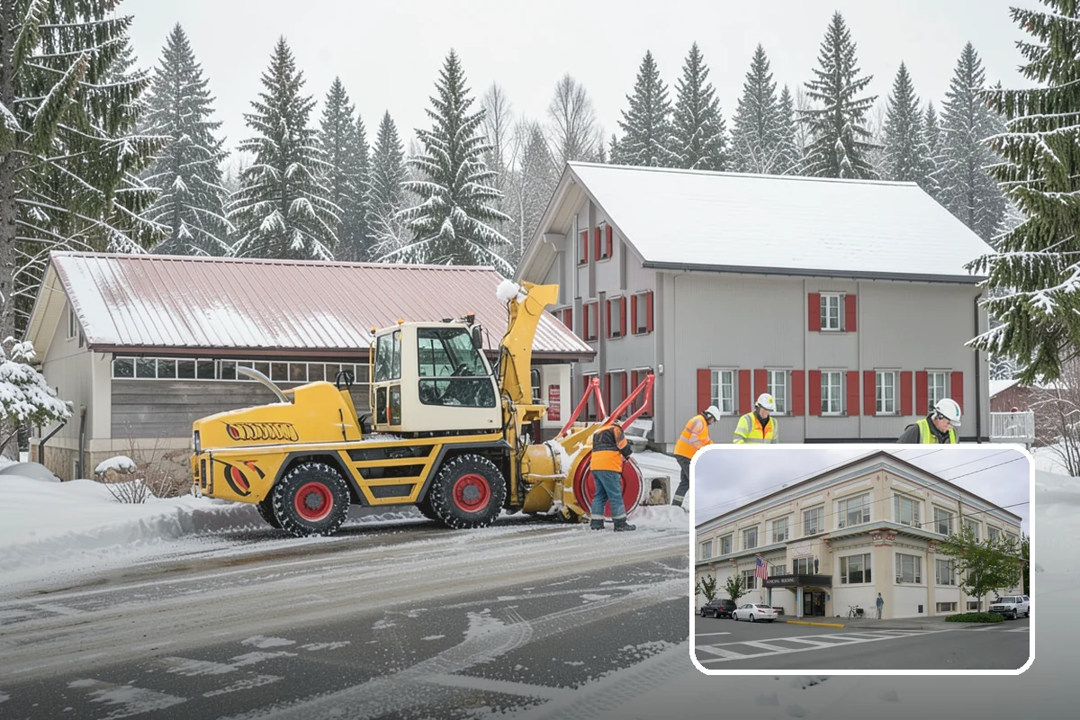 Ice Management Services in Anacortes, Skagit County, WA - Prevents the overnight refreeze that causes most Puget Sound slip-and-fall claims