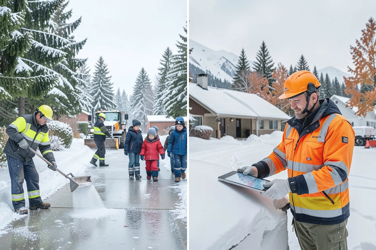 Ice Management Services in Auburn, King County, WA - Assess the property for shade, drainage, and cold-air pooling zones