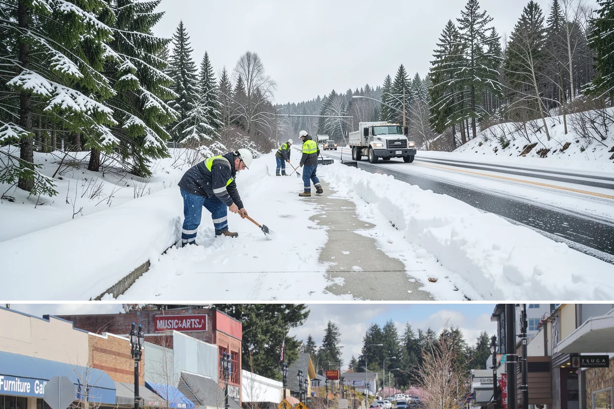 Ice Management Services in Bothell, King County, WA - Ice management runs from late October through March in Western Washington, with the highest demand during Arctic outflow events...