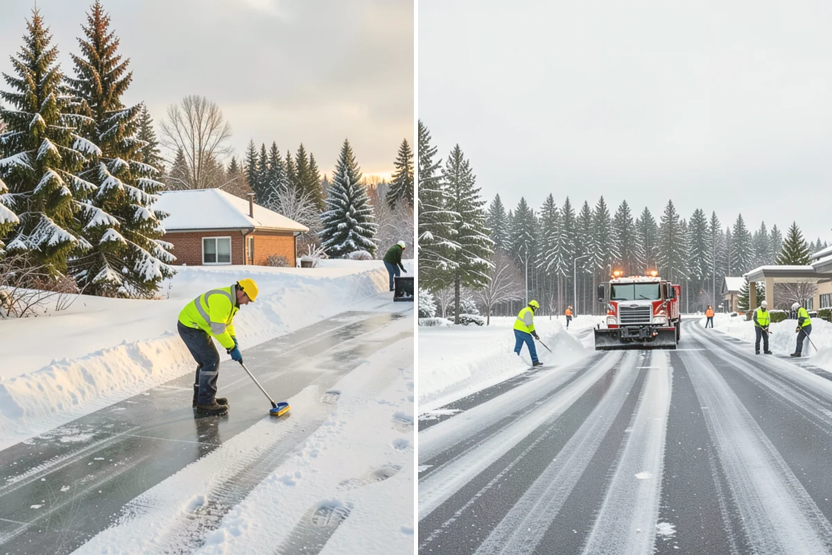 Ice Management Services in Brier, Snohomish County, WA - Assess the property for shade, drainage, and cold-air pooling zones