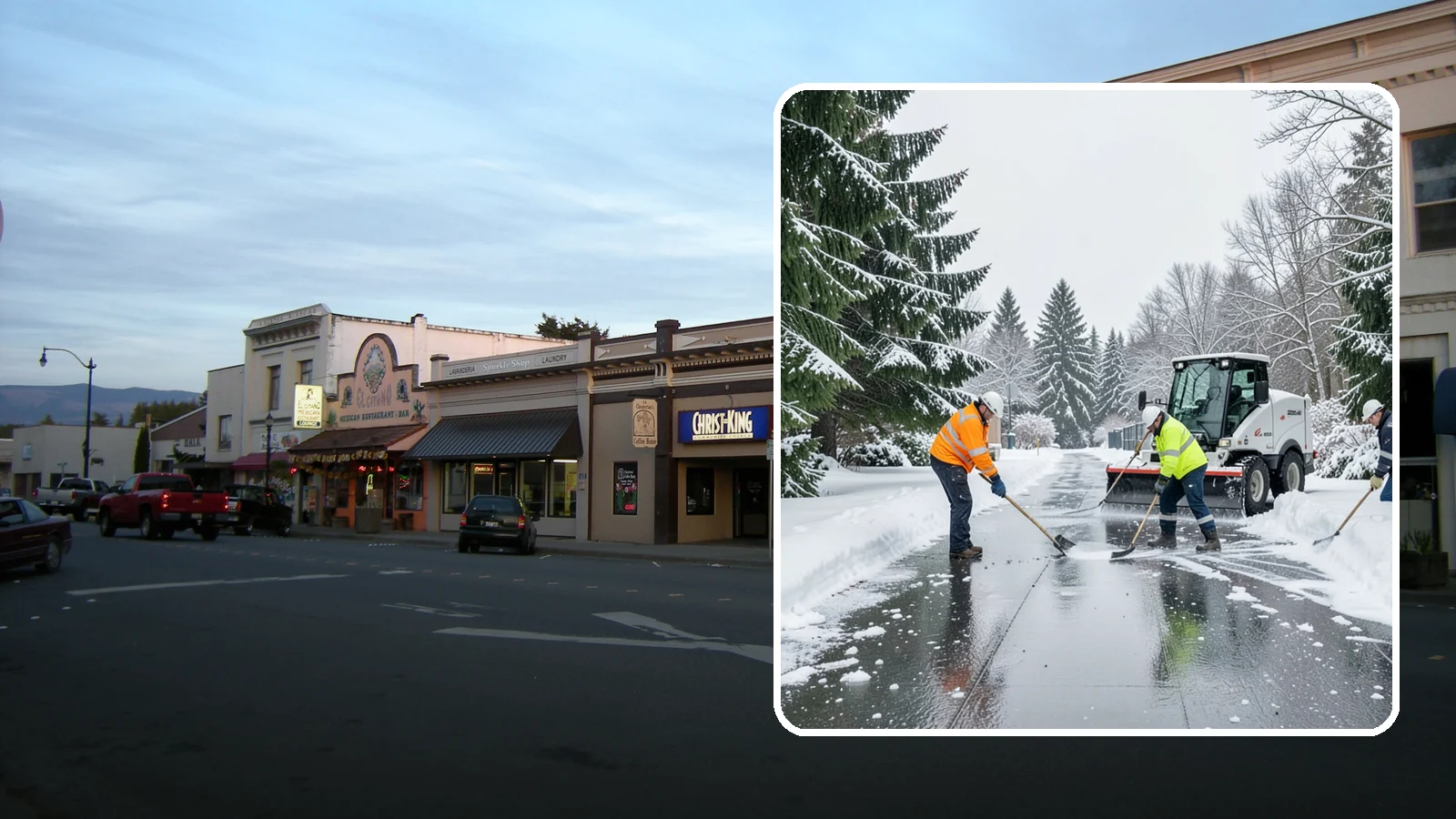 Ice Management Services in Burlington, Skagit County, WA - Comprehensive ice management keeps Western Washington properties safe through the freeze-thaw cycles that define our maritime...