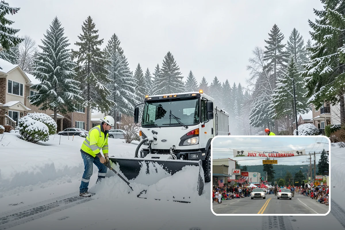 Ice Management Services in Carnation, King County, WA - Prevents the overnight refreeze that causes most Puget Sound slip-and-fall claims