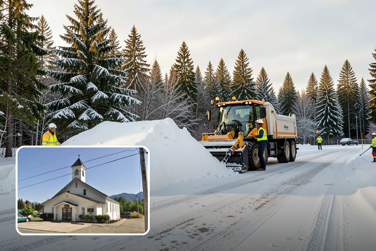 Ice Management Services in Concrete, Skagit County, WA - Prevents the overnight refreeze that causes most Puget Sound slip-and-fall claims