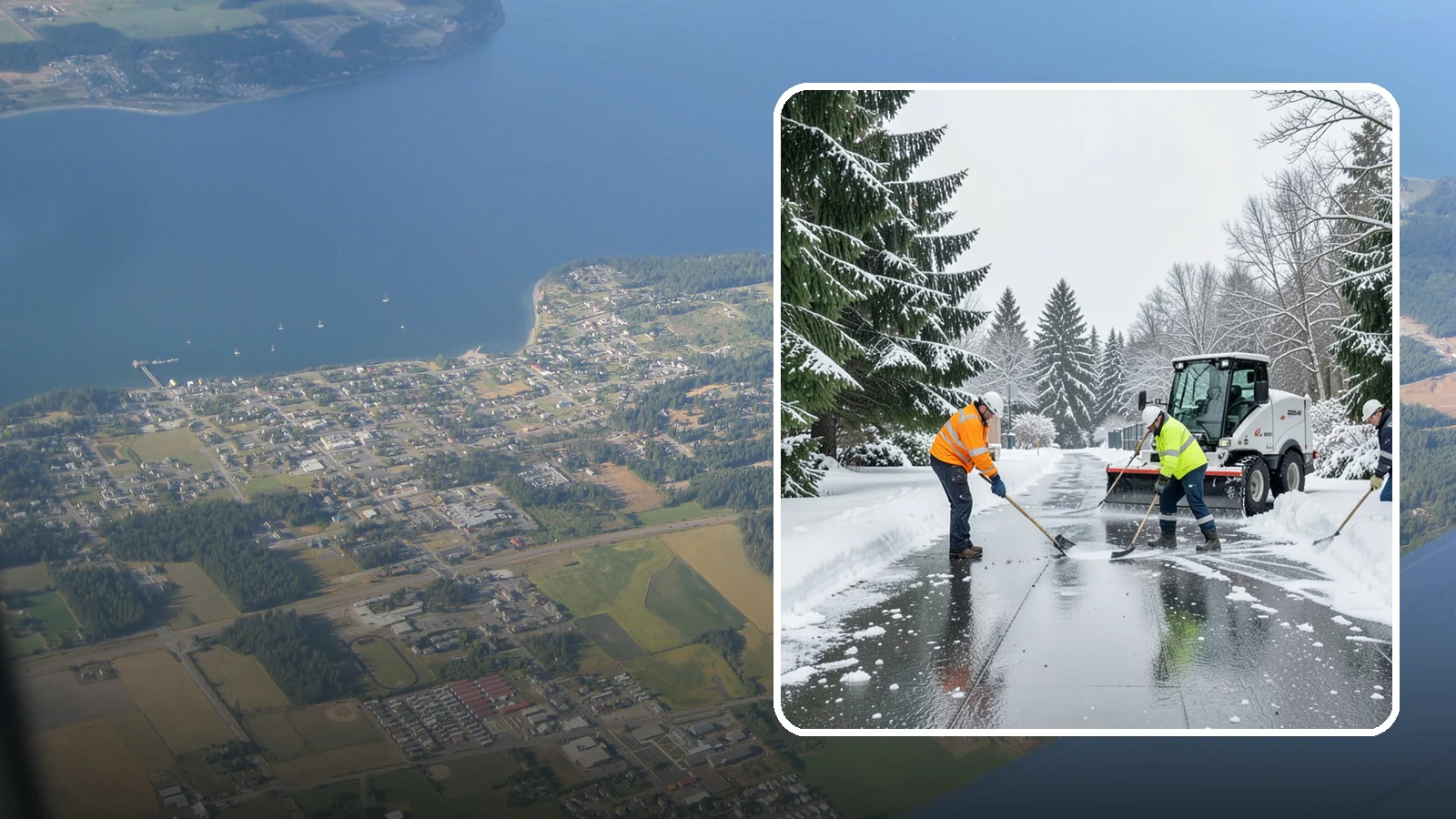 Ice Management Services in Coupeville, Island County, WA - Comprehensive ice management keeps Western Washington properties safe through the freeze-thaw cycles that define our maritime...