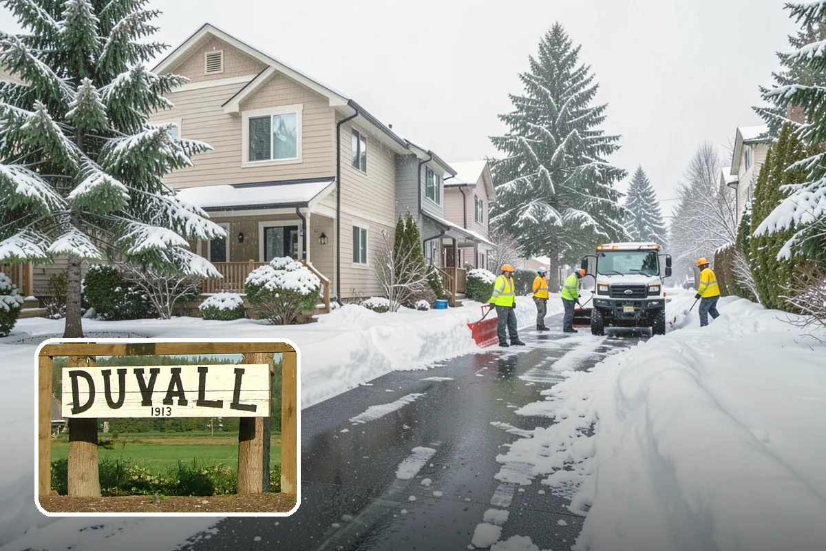 Ice Management Services in Duvall, King County, WA - Prevents the overnight refreeze that causes most Puget Sound slip-and-fall claims