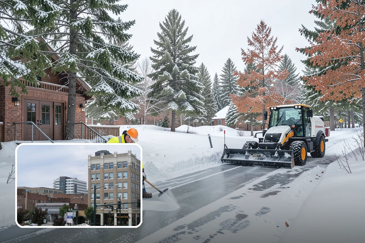 Ice Management Services in Everett, Snohomish County, WA - Prevents the overnight refreeze that causes most Puget Sound slip-and-fall claims