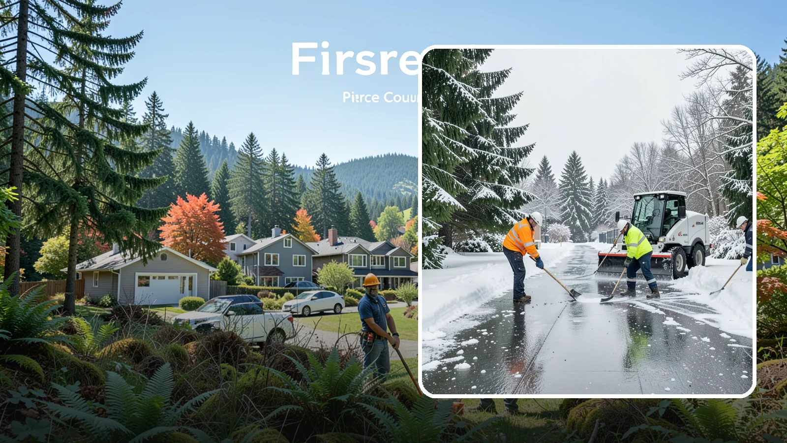 Ice Management Services in Fircrest, Pierce County, WA - Comprehensive ice management keeps Western Washington properties safe through the freeze-thaw cycles that define our maritime...
