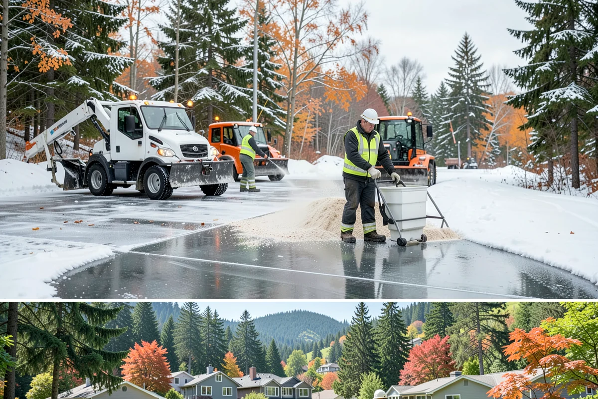 Ice Management Services in Fircrest, Pierce County, WA - Ice management runs from late October through March in Western Washington, with the highest demand during Arctic outflow events...