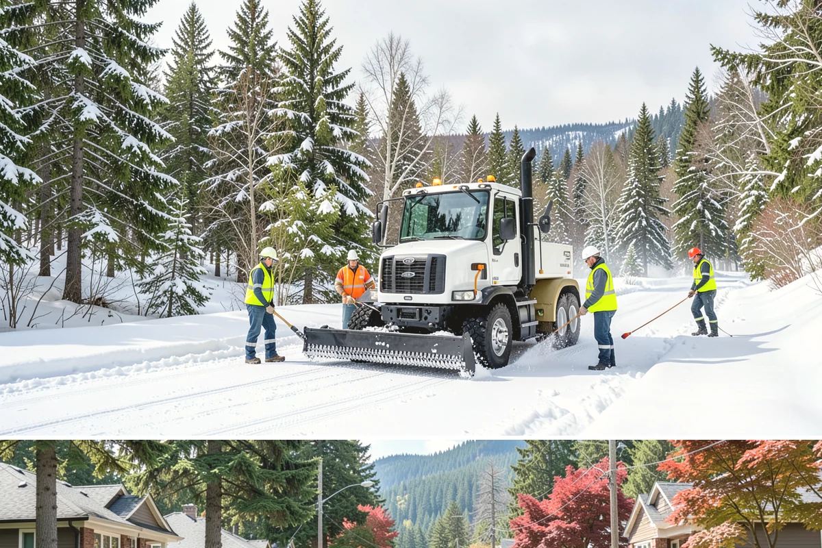 Ice Management Services in Hunts Point, King County, WA - Ice management runs from late October through March in Western Washington, with the highest demand during Arctic outflow events...