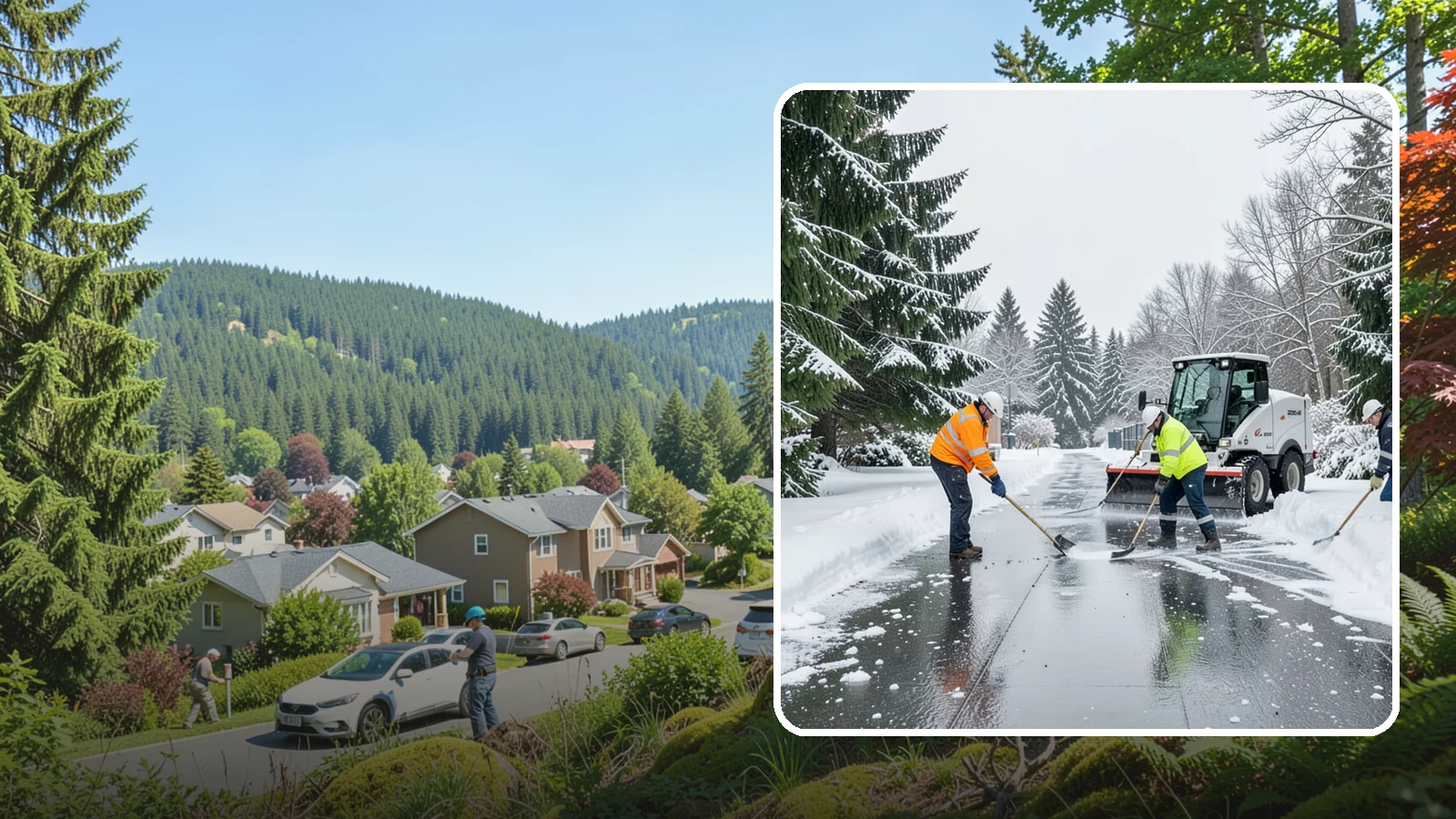 Ice Management Services in Index, Snohomish County, WA - Comprehensive ice management keeps Western Washington properties safe through the freeze-thaw cycles that define our maritime...