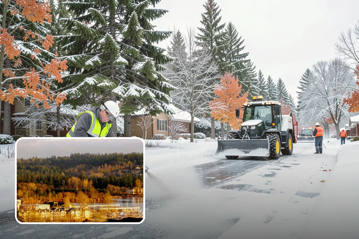 Ice Management Services in Kenmore, King County, WA - Prevents the overnight refreeze that causes most Puget Sound slip-and-fall claims