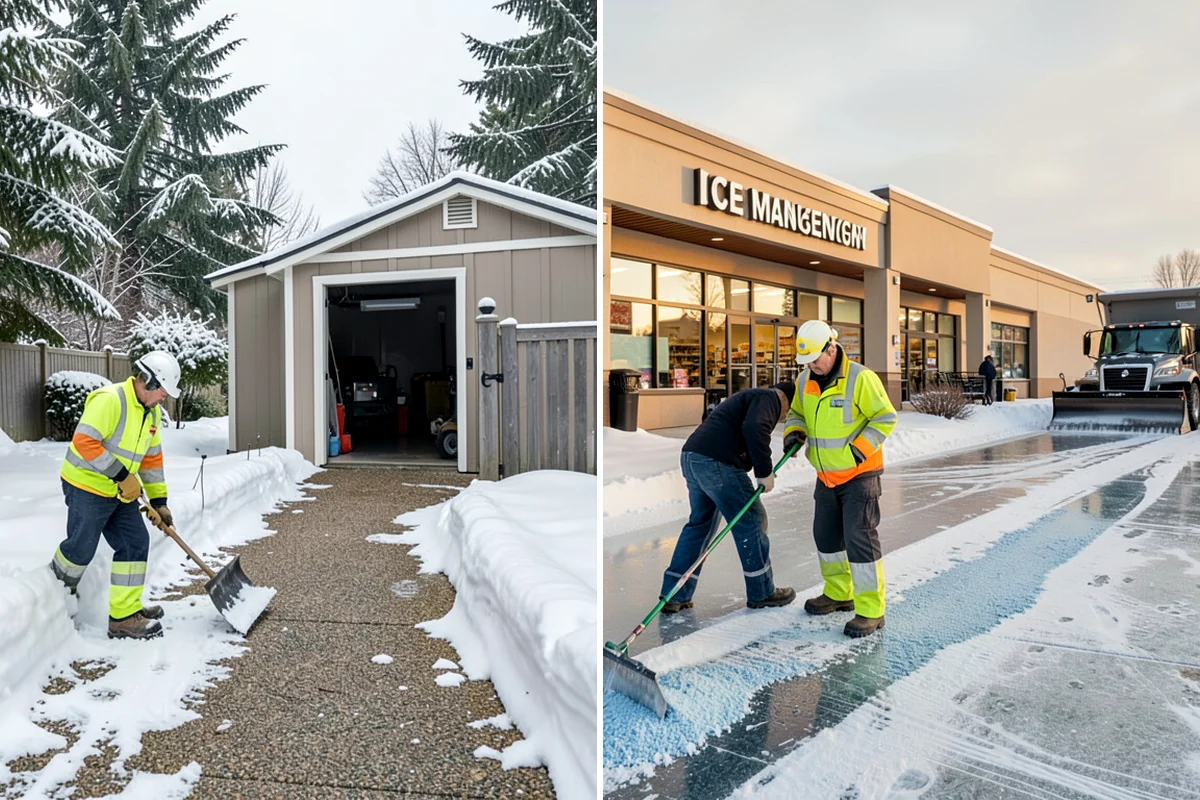 Ice Management Services in Maple Valley, King County, WA - Assess the property for shade, drainage, and cold-air pooling zones