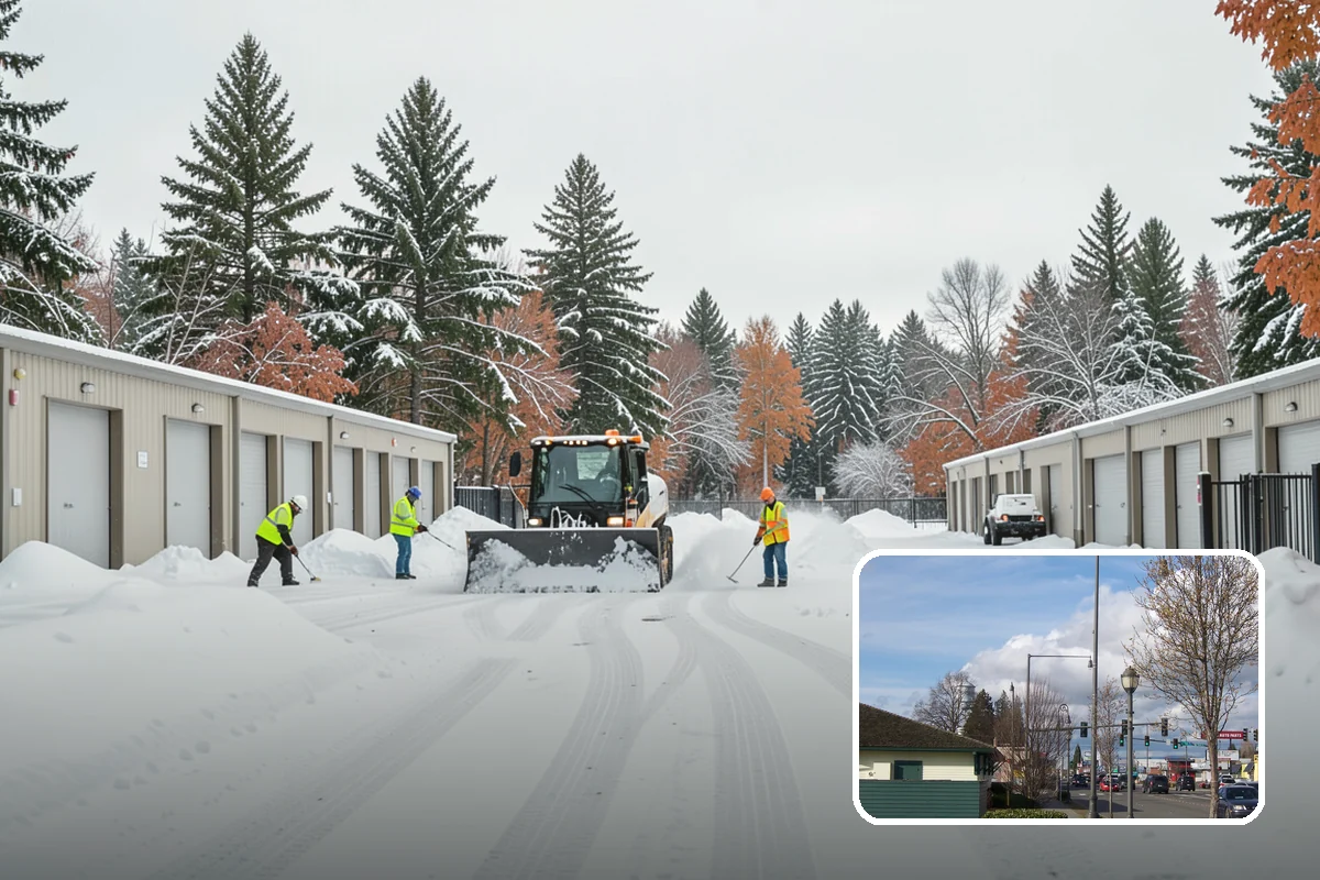 Ice Management Services in Marysville, Snohomish County, WA - Prevents the overnight refreeze that causes most Puget Sound slip-and-fall claims