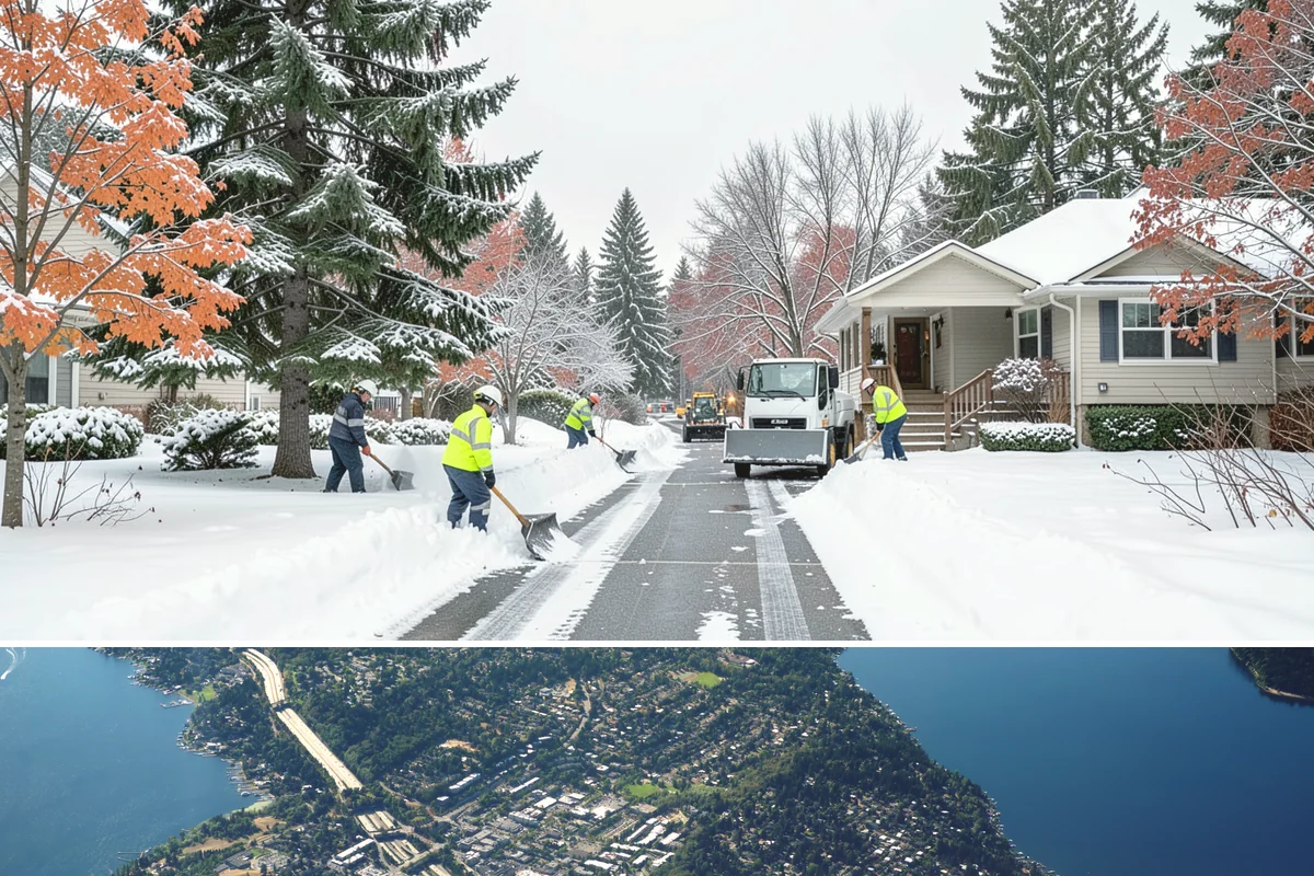 Ice Management Services in Mercer Island, King County, WA - Ice management runs from late October through March in Western Washington, with the highest demand during Arctic outflow events...